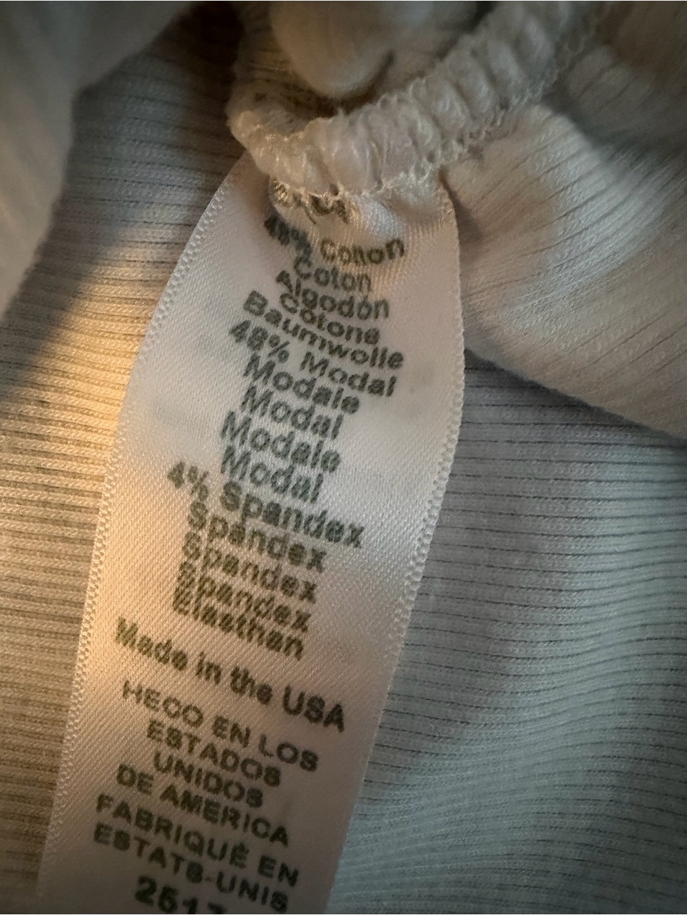 Michael Stars White V-Neck Ribbed Tank - Picture 9 of 9